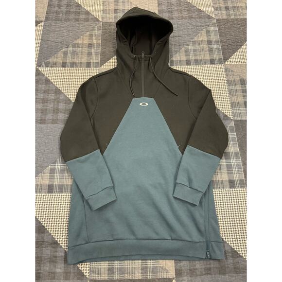 Futuristic‎ 2000s Oakley Center Hoodie High Performance Pullover Hoodie Mens XXL - Picture 1 of 10